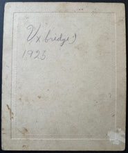 Load image into Gallery viewer, 1925 Cabinet Photo Of Uxbridge Ontario Hockey Team
