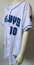 Load image into Gallery viewer, Vernon Wells Game Used Autographed Majestic Toronto Blue Jays Jersey Signed MLB
