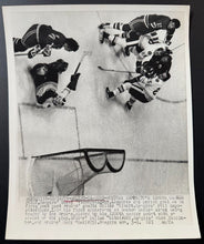 Load image into Gallery viewer, 1975 Phil Esposito Steve Vickers Photo Hockey NHL Boston Bruins New York Rangers
