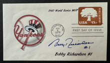 Load image into Gallery viewer, Bobby Richardson Signed Autographed First Day Cover NY Yankees MVP World Series
