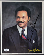 Jesse L. Jackson Autographed Photo Signed American Civil Rights Activist JSA COA