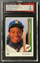 Load image into Gallery viewer, 1989 Upper Deck #1 Ken Griffey Jr. Seattle Mariners Baseball Card KSA 7NM
