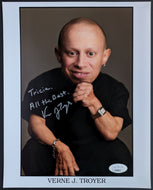 Verne Troyer Autographed Photo Signed American Actor Mini-Me JSA COA