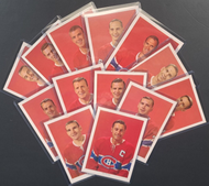 1964/1965 Chex Cereal Series 2 Photos x13 Montreal Canadiens Team Set Beliveau