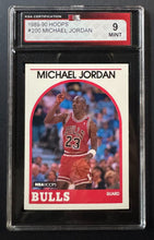 Load image into Gallery viewer, 1989-90 Hoops #200 Michael Jordan Basketball Card KSA 9 MINT NBA Chicago Bulls
