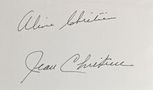 Load image into Gallery viewer, 1998 Canada Prime Minister Jean Chretien + Aline Autographed Signed Card JSA
