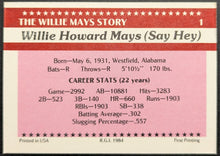 Load image into Gallery viewer, 1984 Signed Autographed Renata Glasso The Willie Mays Story 90 Card Set MLB Vtg
