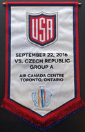 2016 World Cup Of Hockey Official Banner Tournament Issued Patch Sewn Team USA