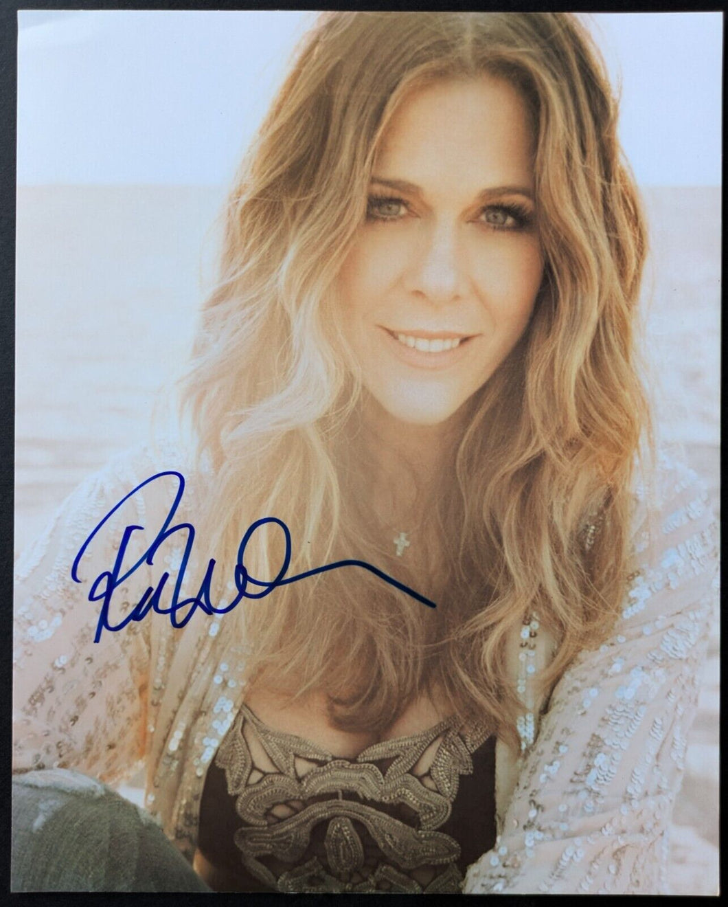 2012 Signed Autographed Rita Wilson Photo LOA TGW Hollywood Celebrity
