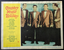 Load image into Gallery viewer, 1958 Original Vintage Lobby Card "Country Music Holiday" Jordanaires Graziano
