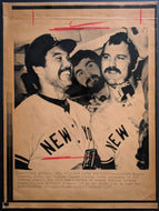 1978 World Series Press Photo Thurman Munson Reggie Jackson New York Yankees MLB