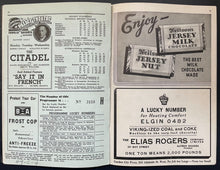 Load image into Gallery viewer, 1939 Toronto Maple Leafs Program New York Americans NHL Hockey Syl Apps Vintage
