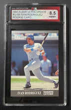 Load image into Gallery viewer, 1991 Fleer MLB #U-58 Ivan Rodriguez Texas Rangers Baseball Card KSA Vintage
