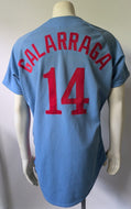 1986 Andres Galarraga Game Used Montreal Expos Baseball Jersey Grey Flannel LOA