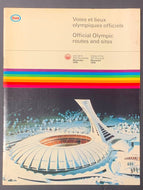 1976 Montreal Summer Olympics Official Program Describes Venues + Transit Routes