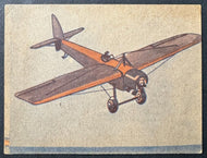 Lot Of 3 Vintage Aviation Cards Made In France Rolland Garros Messerschmitt 262