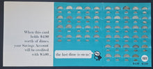 Load image into Gallery viewer, Vintage 1967 Canada Permanent Trust Promotion Dime Saver Card 2.9oz Silver
