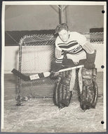 1931-32 IHL Hockey Detroit Olympics Johnny Buster Clark Type 1 Vintage Photo