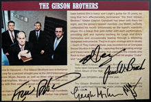 Load image into Gallery viewer, The Gibson Brothers + Ambush Blue Grass Band Autographed Promo Card Signed
