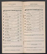 Load image into Gallery viewer, 1954 Vintage Fort Erie Racetrack Program Ontario Canada Horse Racing

