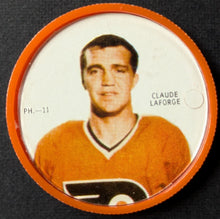 Load image into Gallery viewer, 1968/69 Claude Laforge Philadelphia Flyers Shirriff Hockey Coin NHL Short Print
