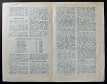 Load image into Gallery viewer, 1972 Canada USSR Hockey Summit Series Program Moscow's Palace of Sports Vintage

