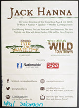 Load image into Gallery viewer, Jack Hanna Signed/Autographed Photo Holding Tiger Cub Wildlife Protection
