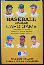 Load image into Gallery viewer, 1991 Baseball Legends Playing Card Set Deck Ty Cobb Lou Gehrig Cy Young MLB VTG
