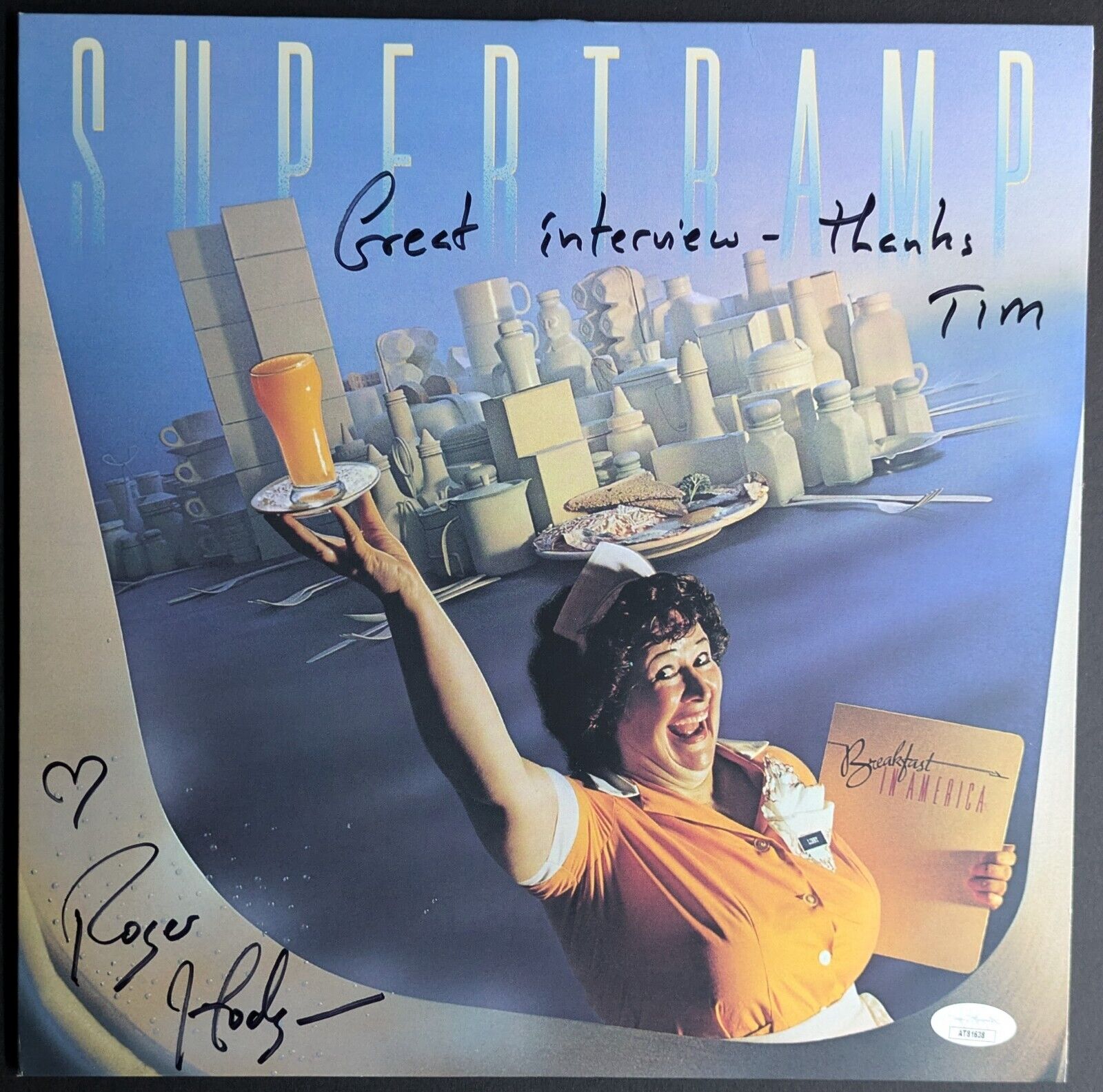 SUPERTRAMP.ROGER HODGSON, サイン入り,スーパートランプ スーパートランプのサイン入り写真 x5 - ロジャー・ホジソン