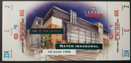 1996 NHL Molson Centre Inaugural Game Full Hockey Ticket Montreal New York