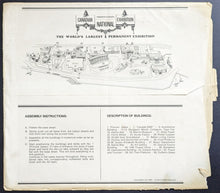 Load image into Gallery viewer, 1969 Canadian National Exhibition Pop Up Model Of Grounds + Buildings Fold Outs
