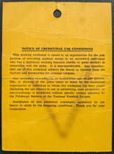 Load image into Gallery viewer, 1975 NFL American Football Conference Playoff Game Sideline Pass
