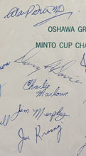 Load image into Gallery viewer, Oshawa Green Gaels Lacrosse '68 Team Photo Autographed Minto Cup Champion Signed
