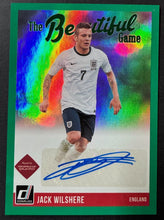 Load image into Gallery viewer, The Beautiful Game No. BG-JW Panini Donruss Jack Wilshere Signed England Soccer
