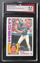 Load image into Gallery viewer, 1984 Topps MLB #596 Ryne Sandberg Chicago Cubs Baseball Card KSA Vintage
