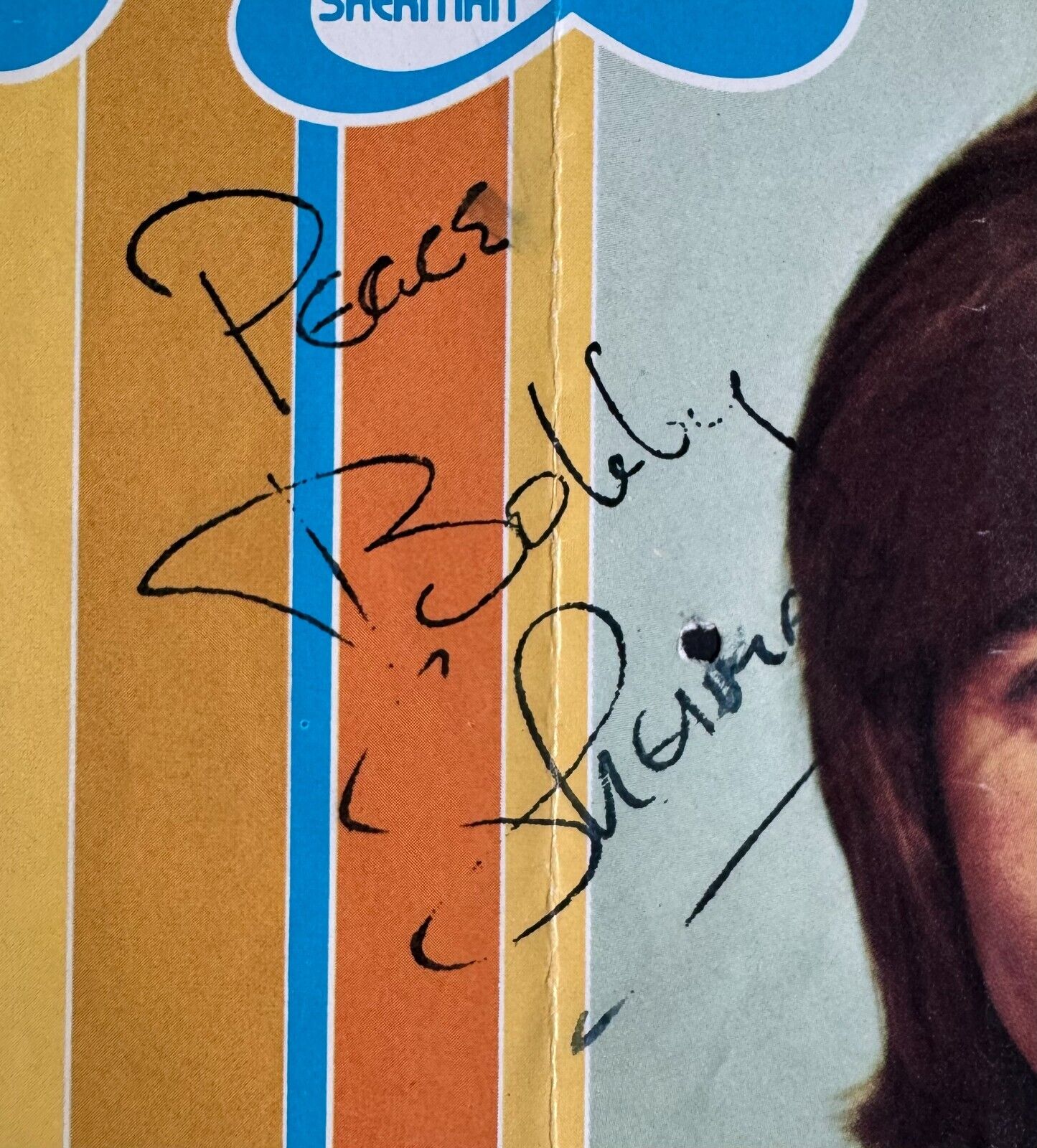 Bobby Sherman Signed Autographed Cover 45 Single Sleeve Waiting At