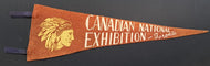 Early 1900's Canadian National Exhibition Pennant Vintage Fair Memorabilia