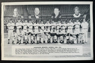 1961 Vintage Vancouver Mounties Team Issued Team Photo Minor League Baseball