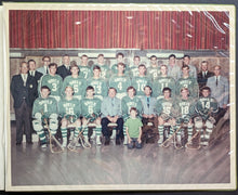 Load image into Gallery viewer, 1969 Oshawa Green Gaels Canadian 7th Consecutive Minto Cup Champions Team Photo
