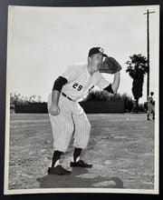 Load image into Gallery viewer, 1957 Type 1 Photo Mounted Of Toronto Maple Leaf Baseball Player #29 Mike Goliat
