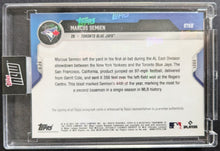 Load image into Gallery viewer, 2021 Marcus Semien Signed Autographed Baseball Card Homerun Record Blue Jays MLB
