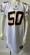 2003 Pascal Cheron Game Used Hamilton Tiger Cats CFL Jersey Football Puma