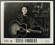 Steve Forbert Signed Autographed Publicity Photo Vintage Singer Songwriter