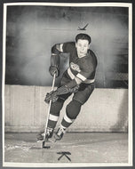 1942 NHL Hockey Detroit Red Wings Gerry Brown Type 1 Vintage Photo