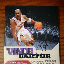 Load image into Gallery viewer, Autographed Vince Carter Book - Choose Your Course
