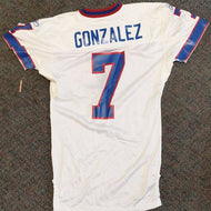 2001 Game Issued Pete Gonzalez Buffalo Bills Jersey