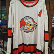 RARE Denver Spurs Game Worn WHA Hockey Jersey
