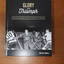 Load image into Gallery viewer, Autographed Marcel Dionne Limited Edition Glory &amp; Triumph Book Of Photos - 4 Signatures.
