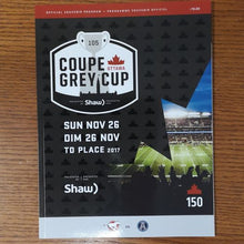 Load image into Gallery viewer, 105th Grey Cup Program Toronto Argonauts vs Calgary Stampeders
