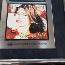 Load image into Gallery viewer, Shania Twain Come On Over Platinum CD Award
